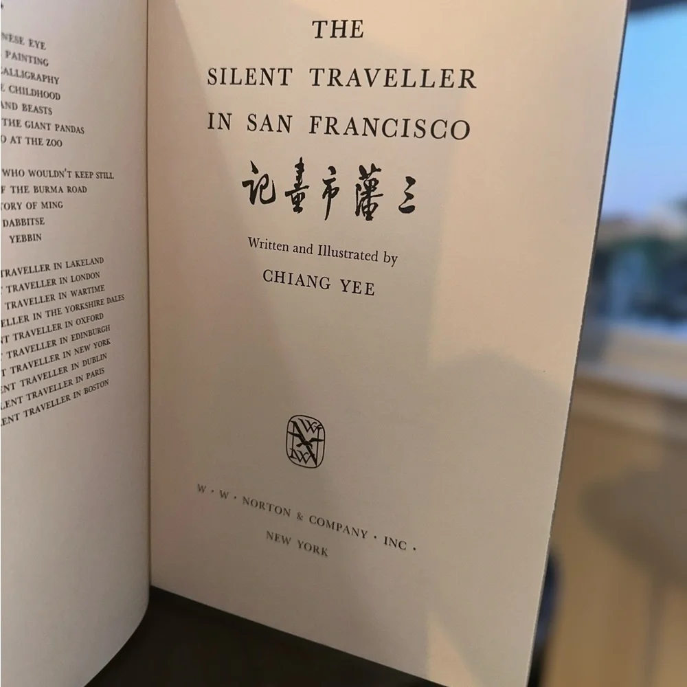 Silent Traveller in San Francisco by Chiang Yee 1960s Illustrated Travel 1st Ed.
